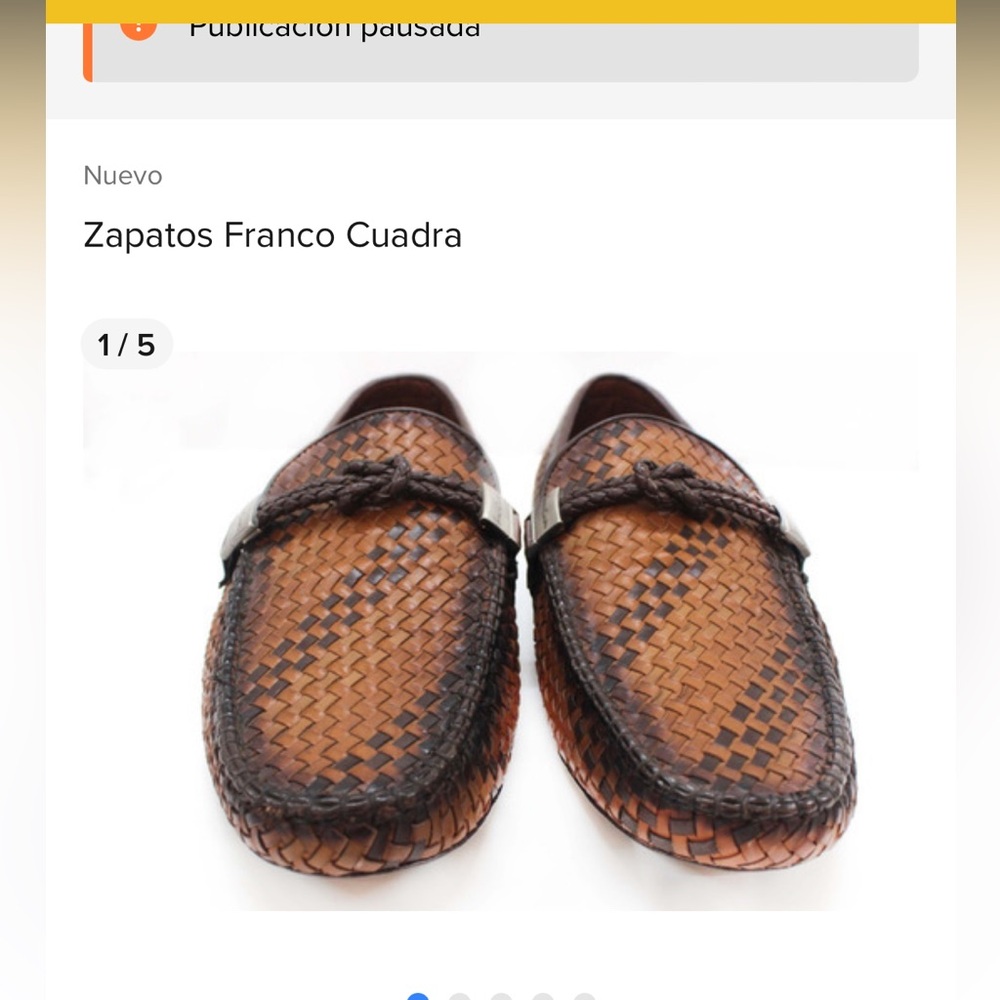 Cuadra slip on driver loafers leather